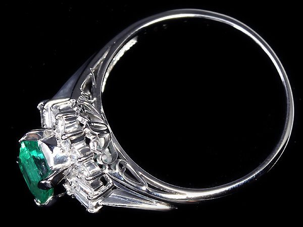 MV11681T[1 jpy ~] new goods [RK gem ]{Emerald}teli. exist brilliancy!! finest quality emerald large grain 0.85ct finest quality diamond Pt900 high class ring diamond 
