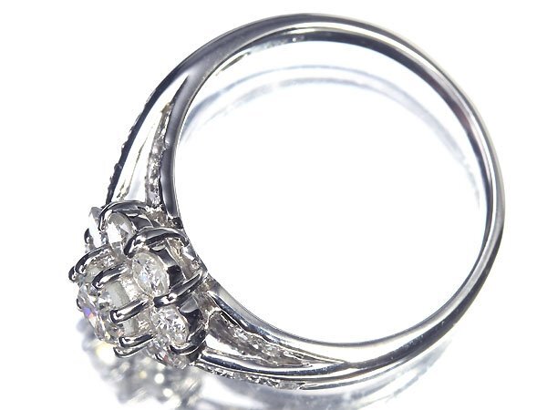 MG11707SS[1 jpy ~] new goods [RK gem ]{Diamond} gorgeous ..!! finest quality diamond large grain 0.63ct finest quality side stone diamond Pt900 high class ring diamond 