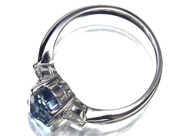 UL11703SS【1円～】新品【RK宝石】≪Sapphire≫ 鮮やかブルー! 極上非加熱サファイア 大粒2.4ct 極上ダイヤモンド Pt900 高級リング ダイヤ_画像3