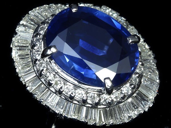 OW11810I[1 jpy ~] new goods [RK gem ]{Sapphire} gorgeous!! finest quality sapphire extra-large 4.57ct finest quality diamond total total 1.02ct Pt900 super high class ring diamond 