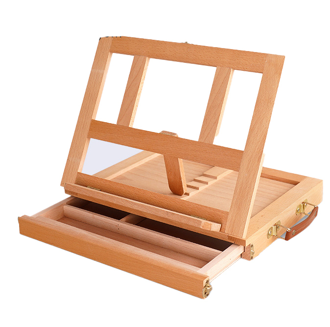  easel wooden desk folding type Mini . board oil painting watercolor painting copy sketch for 