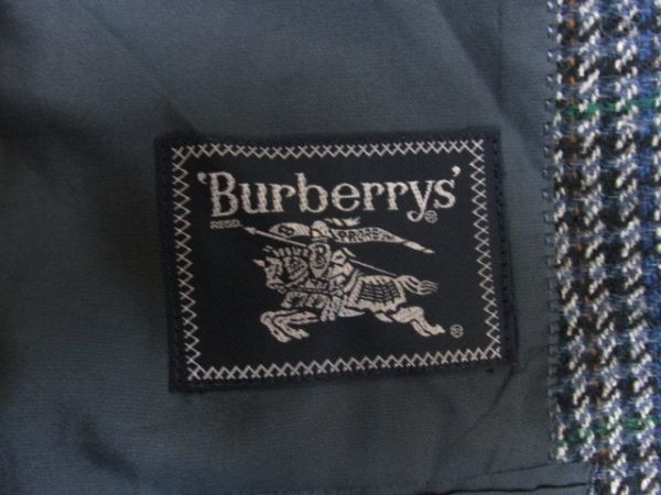 ★バーバリー BURBERRY★メンズ テーラードデザイン チェックツイードジャケット シルク混★R60512008A_画像5
