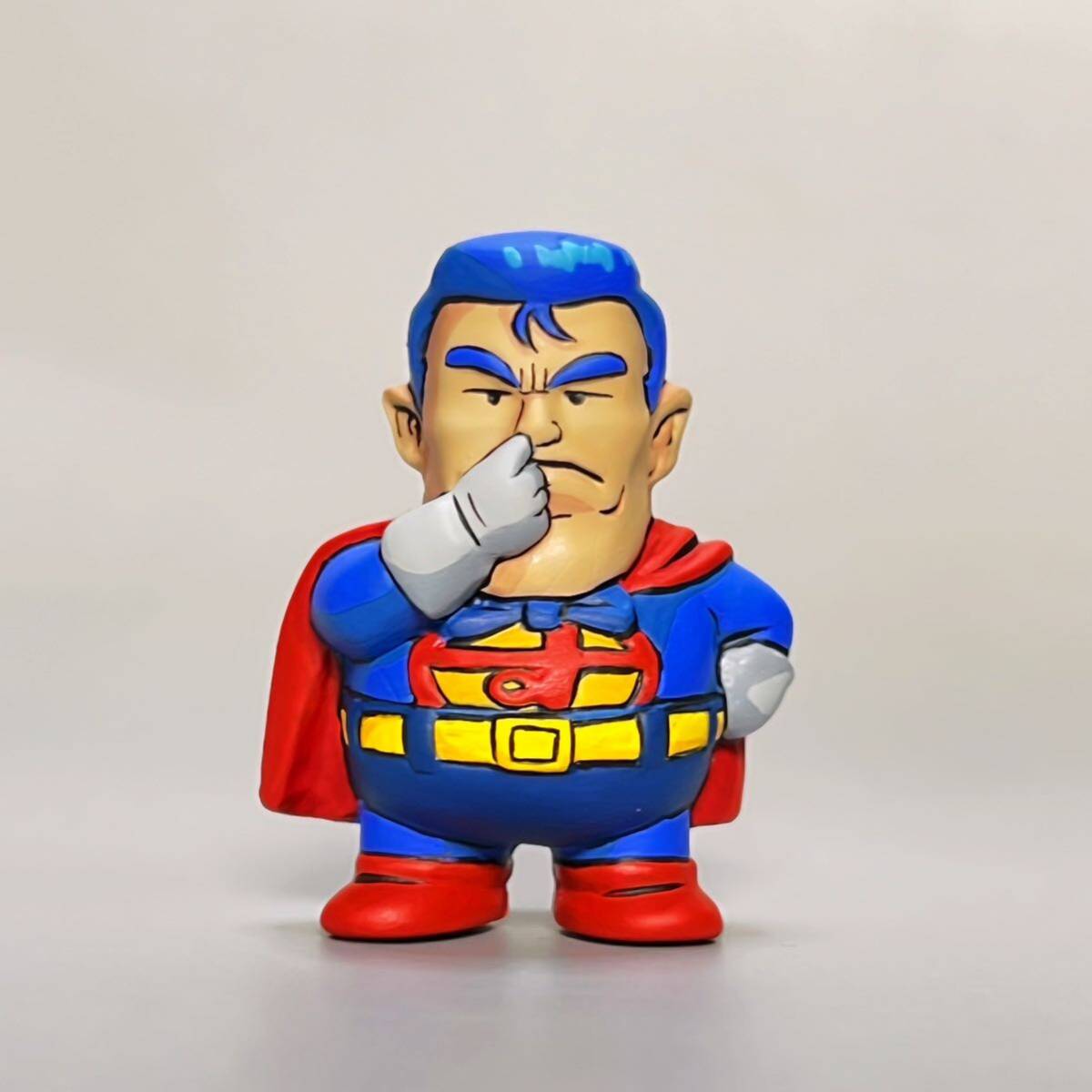 ドクタースランプ スッパマン 消しゴム フィギュア 塗装 リペイント ガン消し キン消し ドラゴンボール_画像1