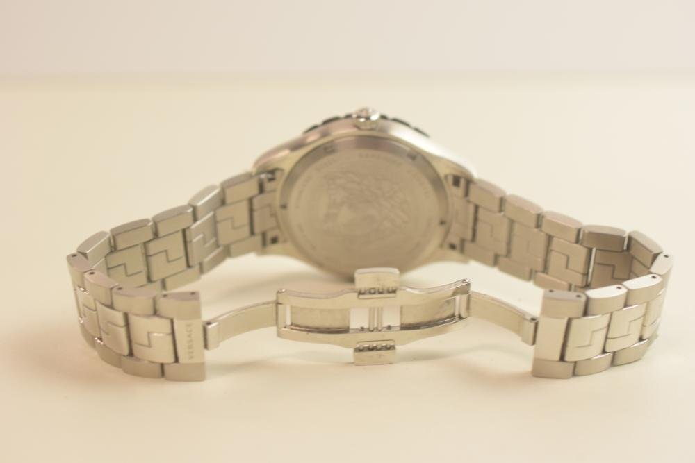 ICH【中古美品】 極美品 ヴェルサーチ VERSACE ヘレニウム 自動巻き 42mm 腕時計 〈189-240410-ss2-ICH〉_画像5
