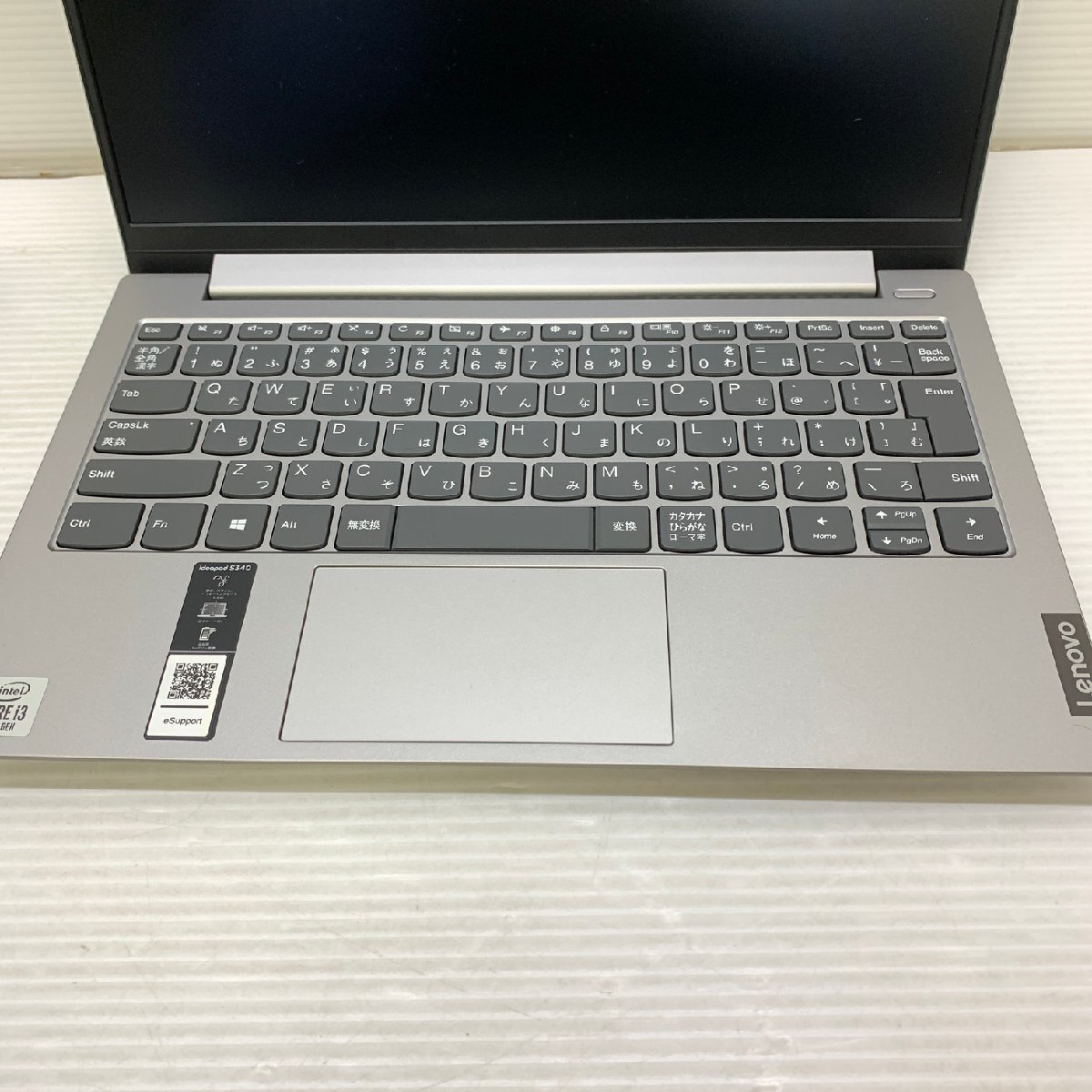 MIN【中古品】 MSMK Lenovo ideapad S340-13IML ノートPC COREi3 8GB SSD 256GB Win10 Home ノートパソコン 〈88-240430-ME-9-MIN〉の画像4