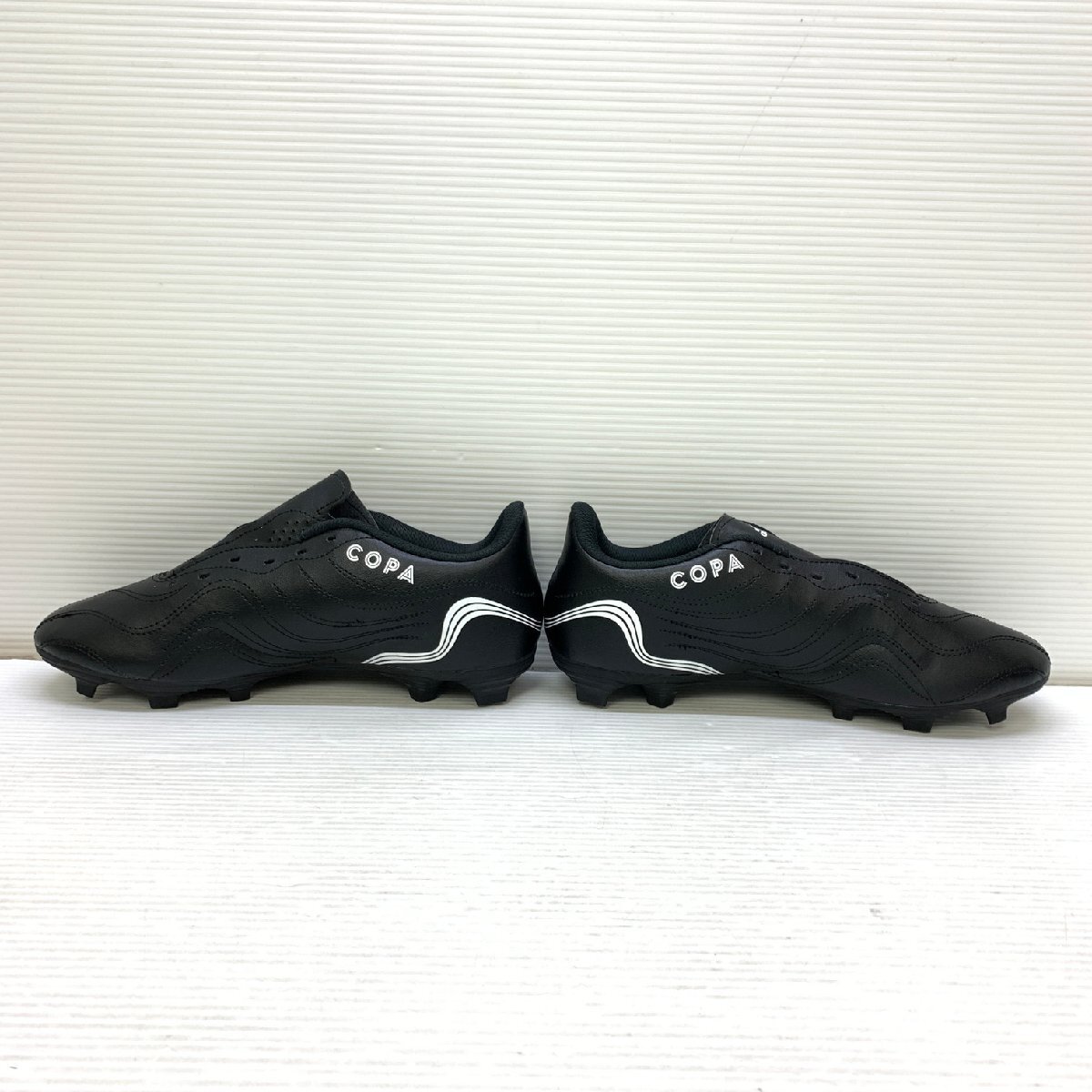 MIN【中古美品】 MSMS Adidas サッカーブーツ Copa Sense.4 FXG J 26.0ｃｍ 黒 シューズ 靴 アディダス 〈124-240514-ME-24-MIN〉_画像4