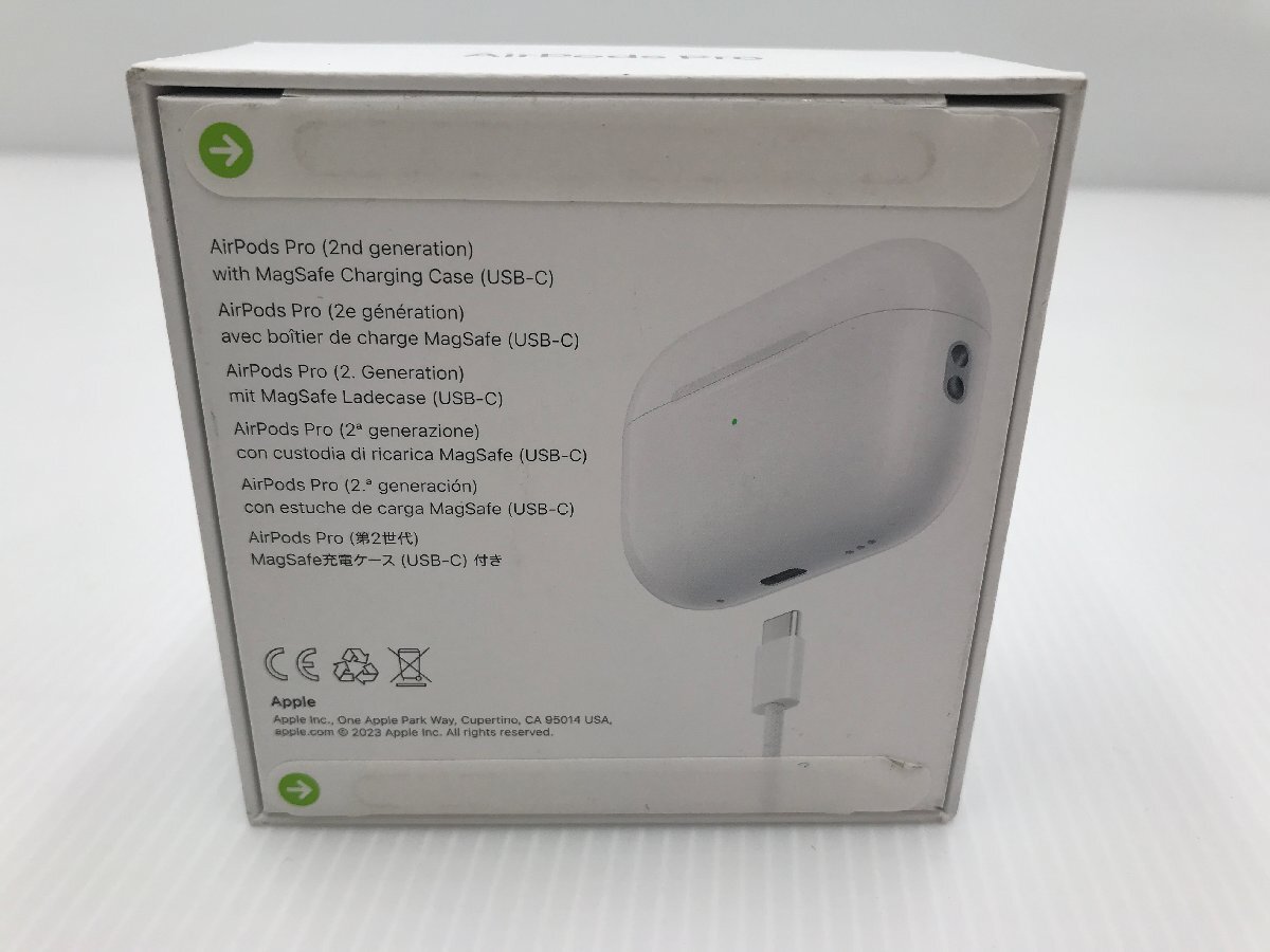 【TAG・未開封】☆（2）Apple MTJV3J/A AirPods Pro 第2世代 MagSafe充電ケース ワイヤレスイヤホン☆93-240507-SS-15-TAGの画像6