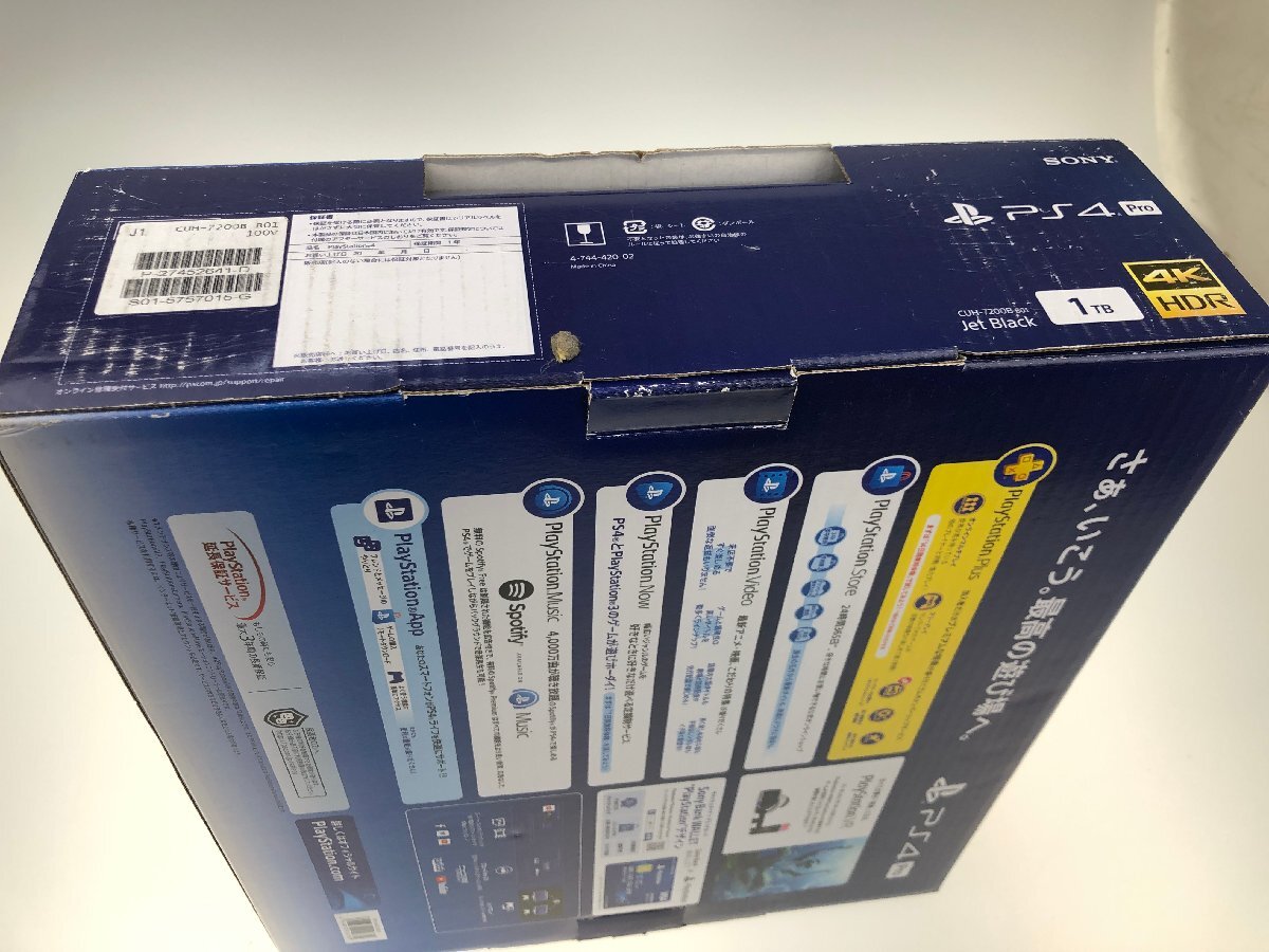 IWA【現状お渡し品】PlayStation4 本体 Pro ジェット・ブラック 1TBの画像6