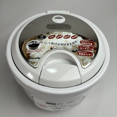 FUZ 【中古品】 フィフティ PSJ-M05 マイコン式電気炊飯ジャー 3合炊き 〈098-240408-SA-1-FUZ〉_画像3