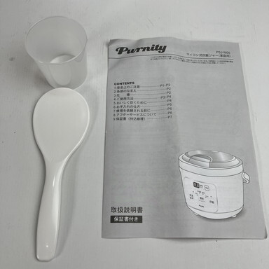 FUZ 【中古品】 フィフティ PSJ-M05 マイコン式電気炊飯ジャー 3合炊き 〈098-240408-SA-1-FUZ〉_画像8