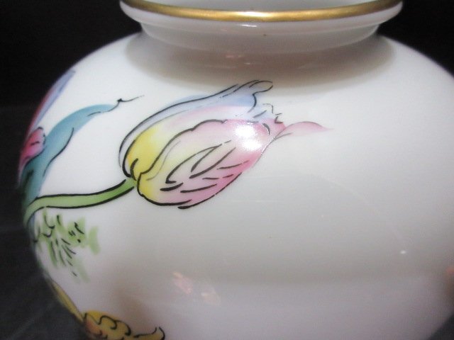 Noritake　日陶　NIPPON TOKI　KAISHA　手描き　花の図　S.Kimura　花瓶_画像9