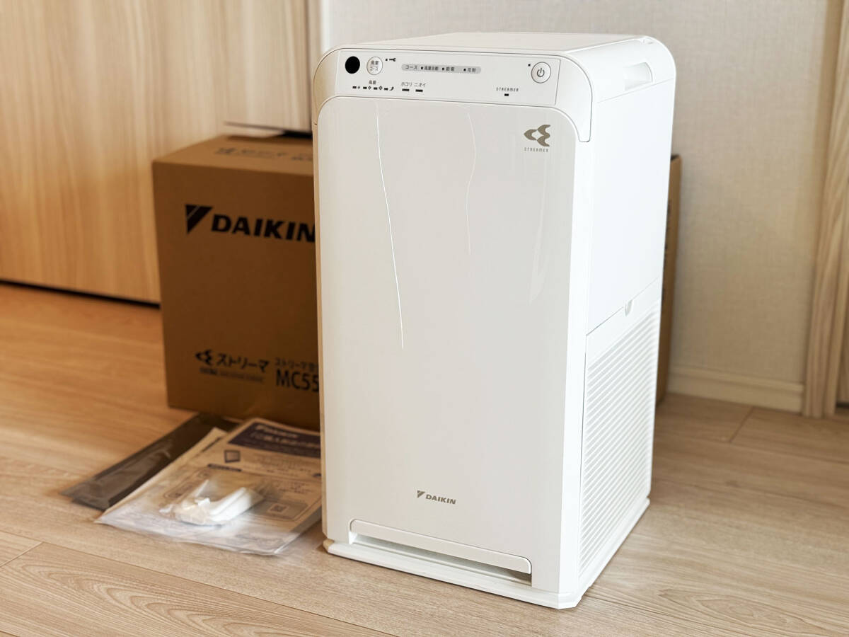 美品 ダイキン DAIKIN MC55Y-W 保証書付属 ストリーマ 空気清浄 美品 ダイキン DAIKIN MC55Y-W 保証書付属 ストリーマ 空気清浄