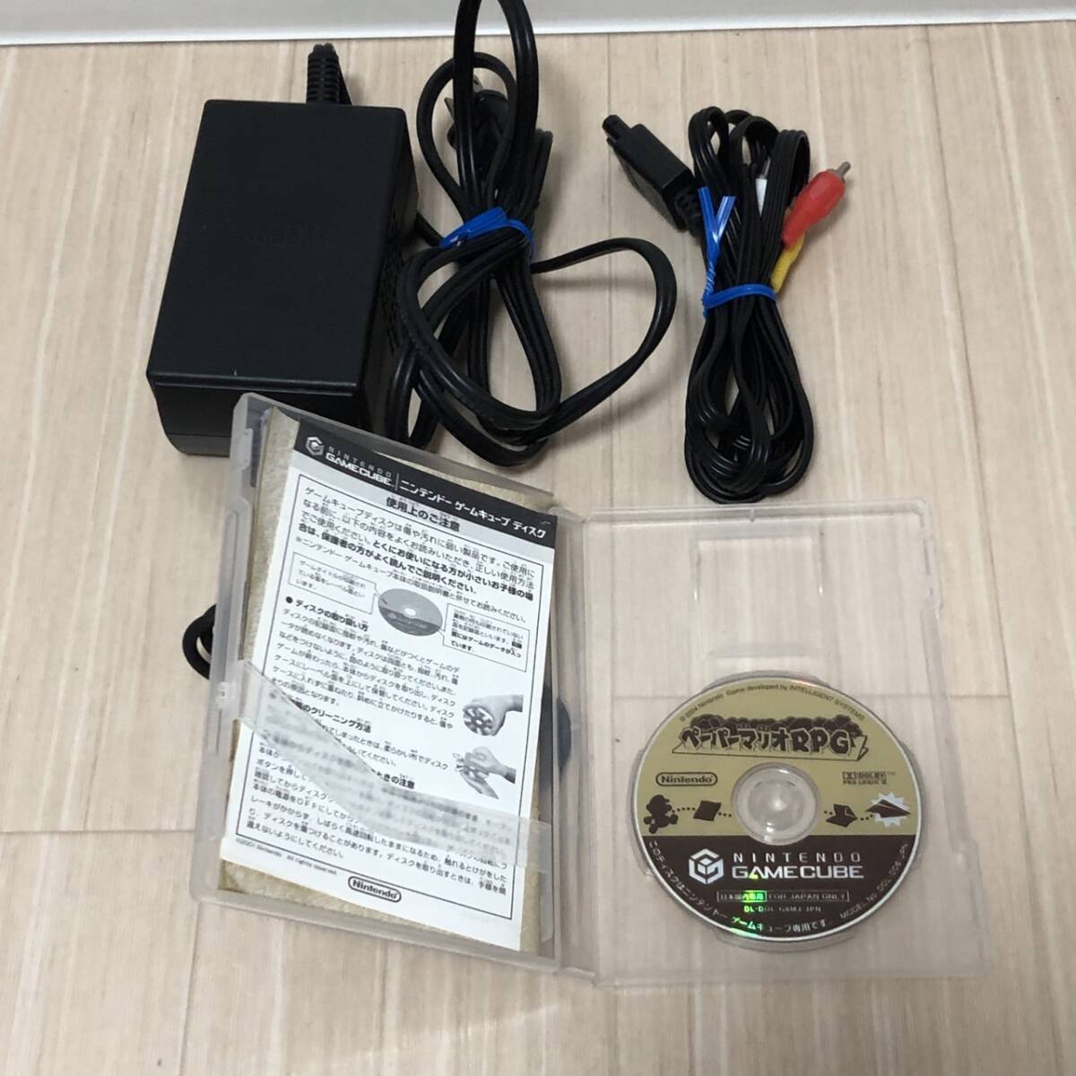 【動作品】 1円～ 任天堂 ゲームキューブ 本体 コントローラー ソフト11本 カービィのエアライド ペーパーマリオRPG Nintendo ニンテンドー_画像7