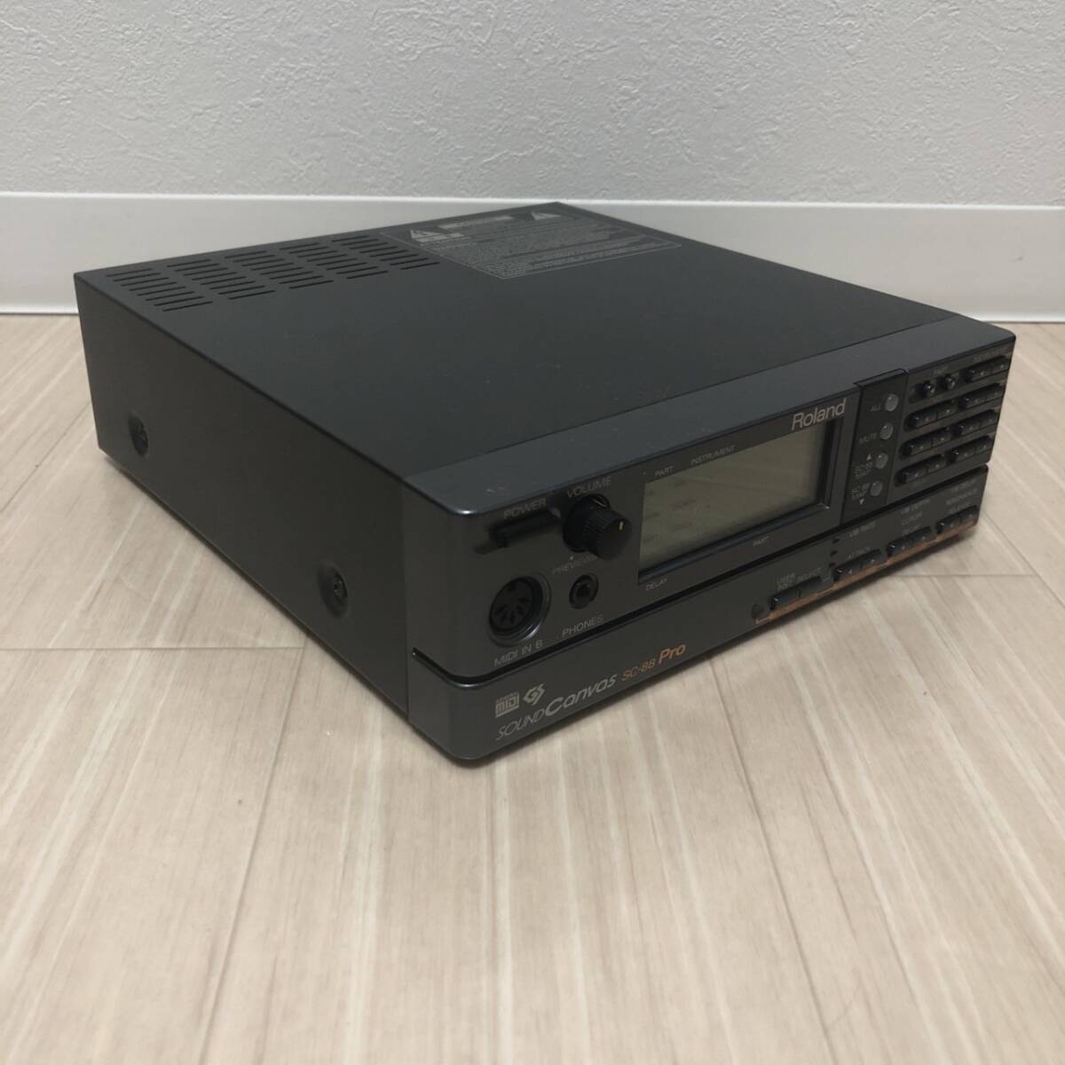 [ junk ] Roland sound module SC-88 pro Roland Mu ji. Roland electrification only verification DTM-88PW