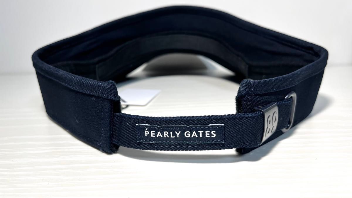 【新品】PEARLY GATES パーリーゲイツ シンプルロゴバイザー (UNISEX)　