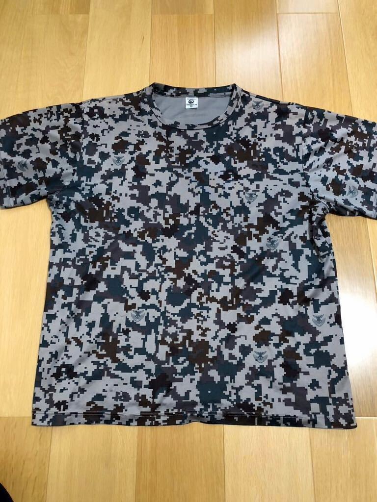 航空自衛隊 JASDF デジタル迷彩 Tシャツ 3Lサイズ 半袖 吸汗速乾 ドライ生地 2XL XXL 大きいサイズの画像2