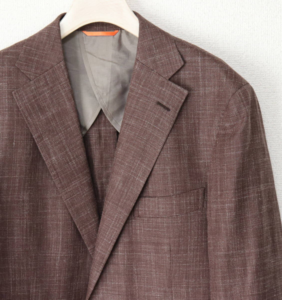 110 000円新品【英国 SIMON CARTER サイモンカーター】麻シルク 110 000円新品【英国 SIMON CARTER サイモンカーター】麻シルク