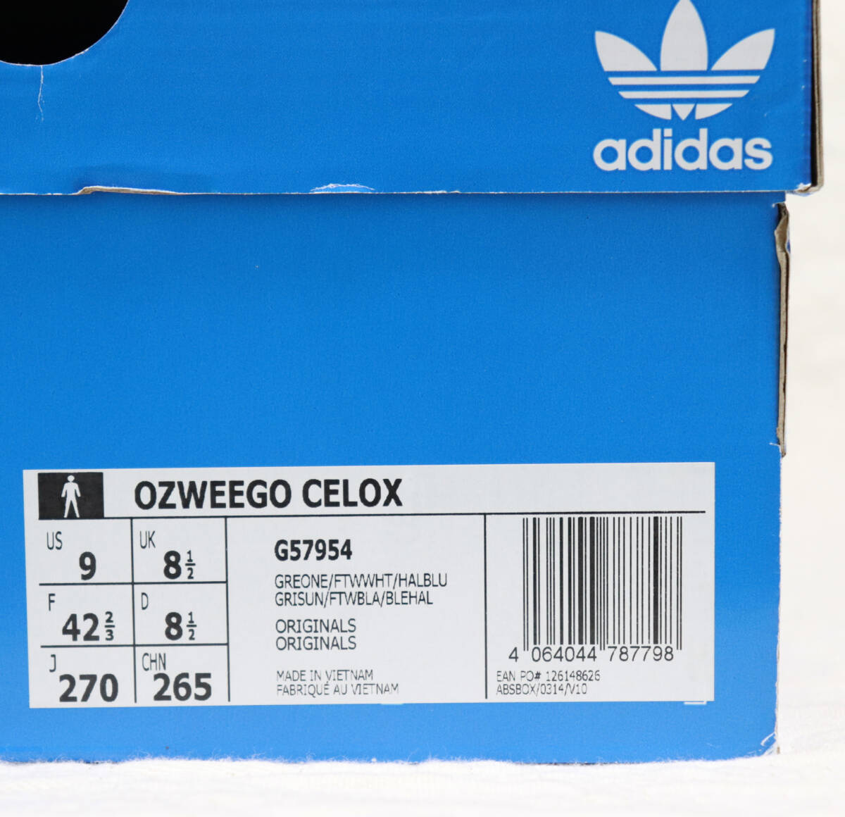 新品箱タグ付き【adidas アディダス】OZWEEGO CELOX ハイテクスニーカー 27cm v5002-2084