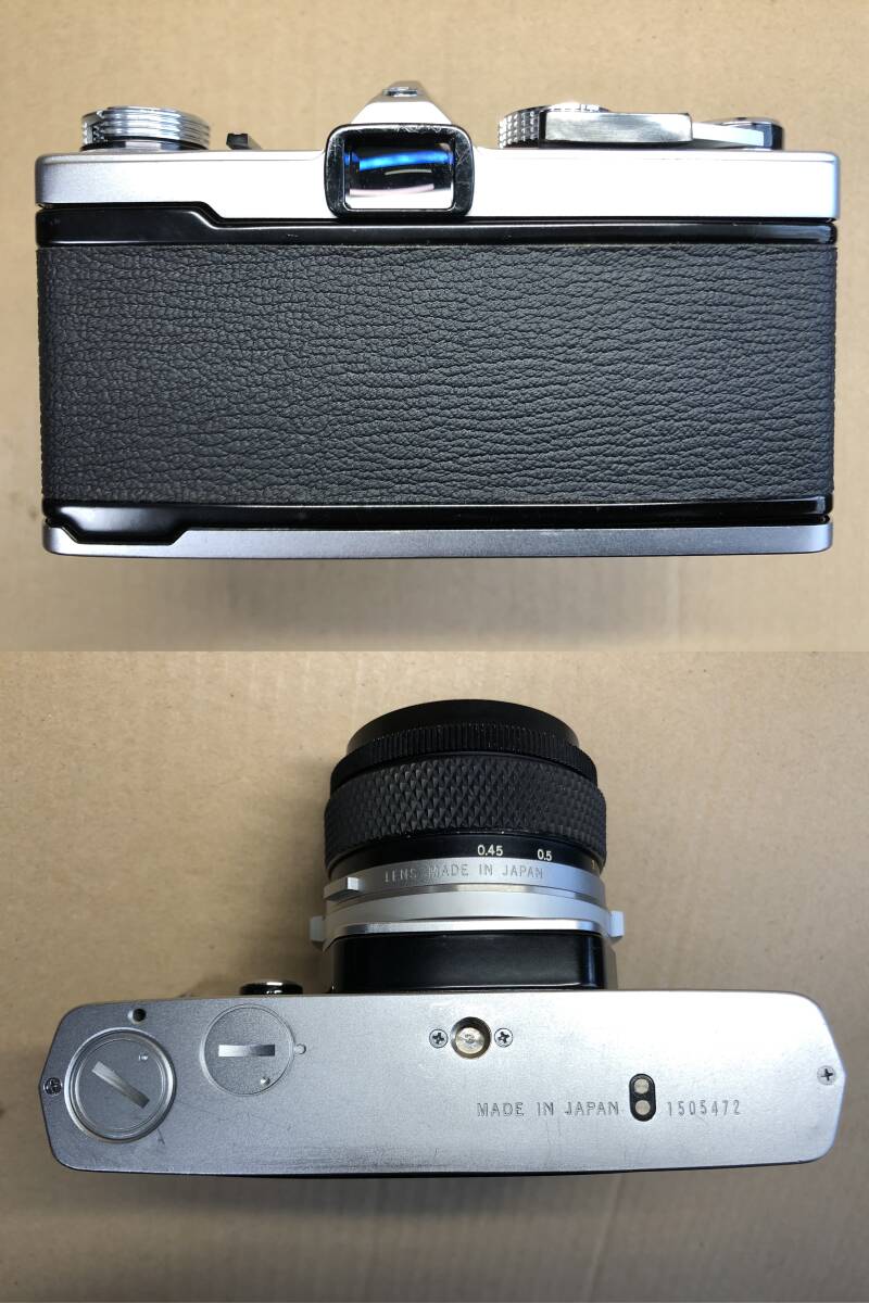 OLYMPUS OM-1 シルバー オリンパス フィルムカメラ MF一眼レフ OM-SYSTEM G.ZUIKO AUTO-S 50mm f1.4 単焦点レンズの画像4