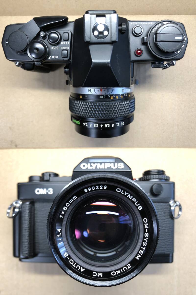OLYMPUS OM-3 オリンパス フィルムカメラ MF一眼レフ　単焦点レンズ ZUIKO MC AUTO-S 50mm f1.14_画像2