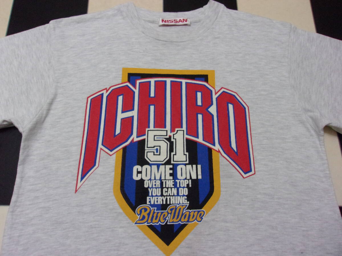 90s Orix Blue Wave イチロー 51 Tシャツ M-L位 90年代 オリックスブルーウェーブ ICHIRO 鈴木一朗 プロ野球 MLBメジャーリーグ ビンテージ