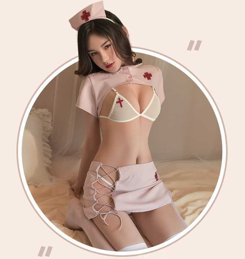  sexy nurse cosplay costume Halloween costume play clothes V-45