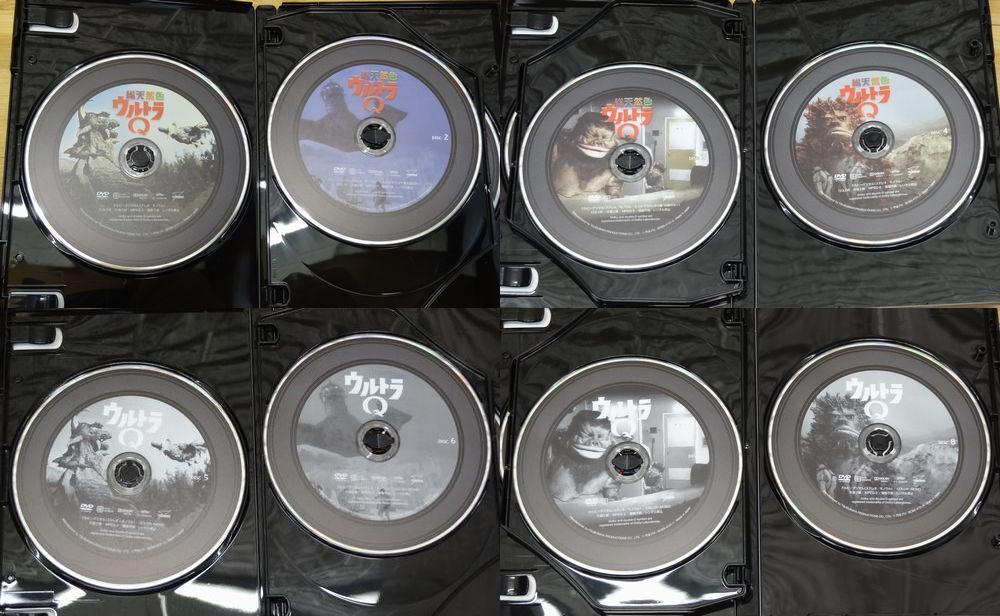 総天然色 ウルトラQ DVD-BOX Ⅰ・Ⅱセット (各8枚組) 帯付き 円谷プロ 特撮_画像6