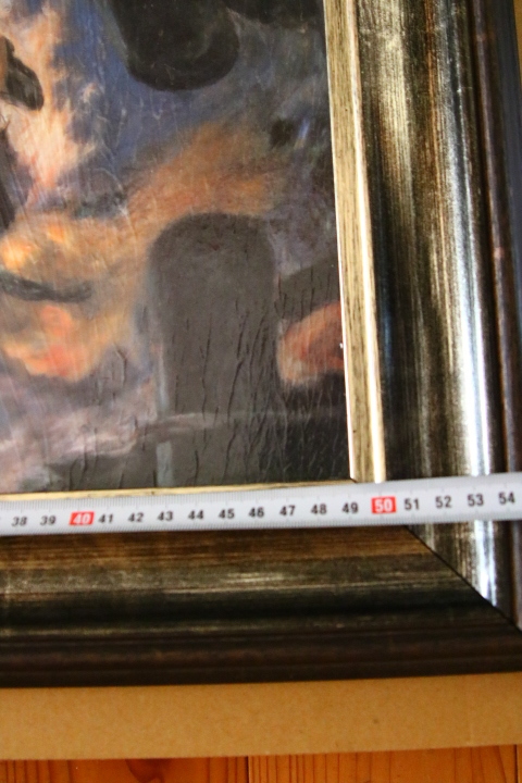 複製画　模写　ルノワール　絵画 額絵 『ムーラン・ド・ラ・ギャレット』_画像4