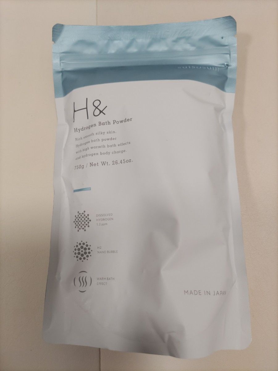[新品未開封]アッシュアンド H＆ 水素入浴剤 750g 2袋