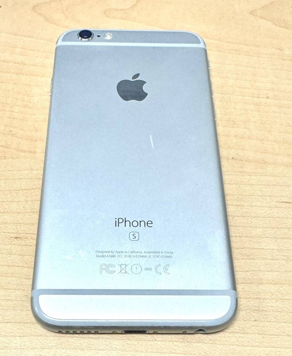 iPhone6S 64GB ネットワーク利用制限◯ SIMロックあり docomo バッテリー最大容量68% MKQP2J/Aの画像2