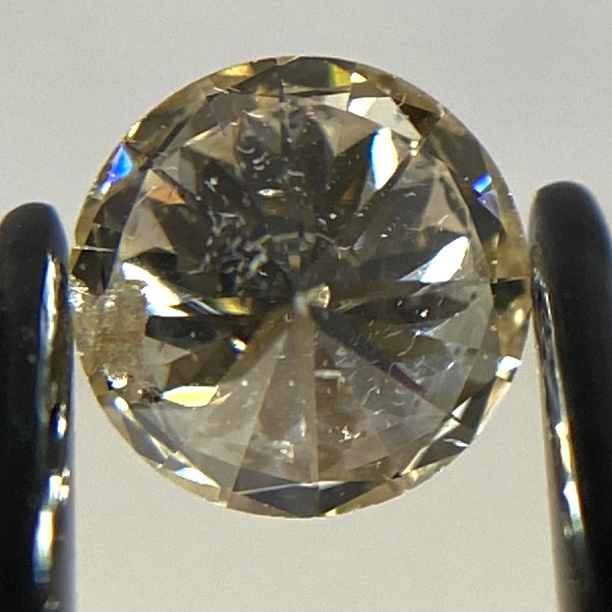 *[KJC] diamond loose 0.897ct UNDER S/LIGHT BROWN) color SI2 GOOD unset jewel centre gem research place so-ting attaching diamond 