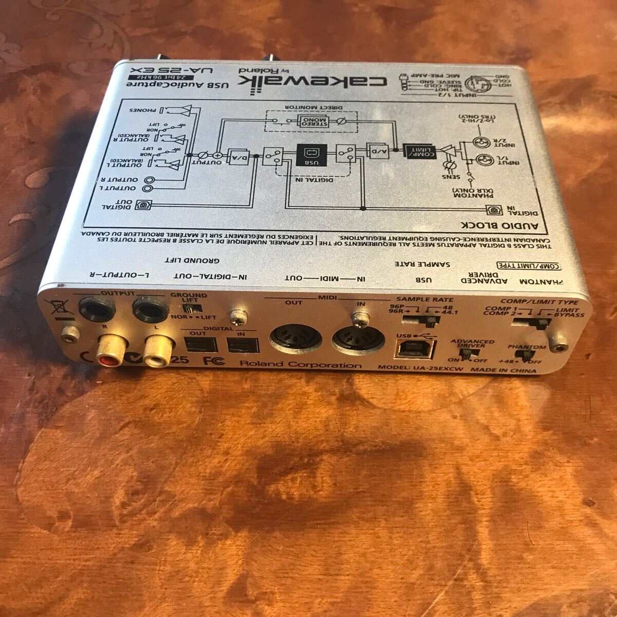 Roland UA-25 EX audio interface Roland used 