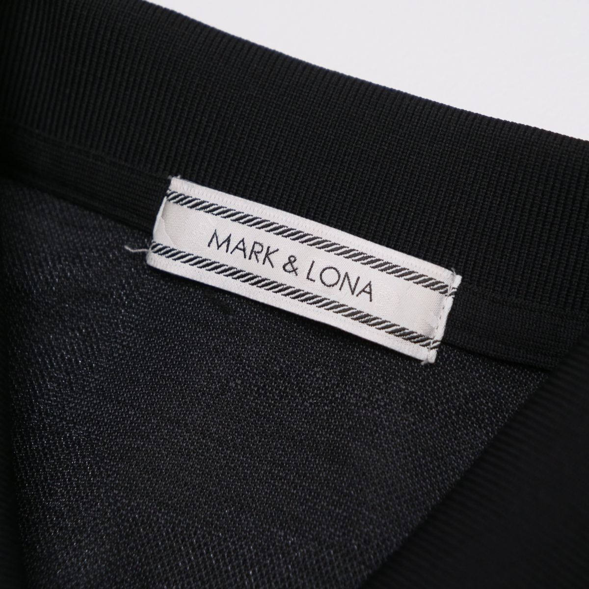 MG1688 MARK & LONA/マーク&ロナ*2点セット*メンズL*ポロシャツ*ブラック系*ブルー系*半袖の画像4