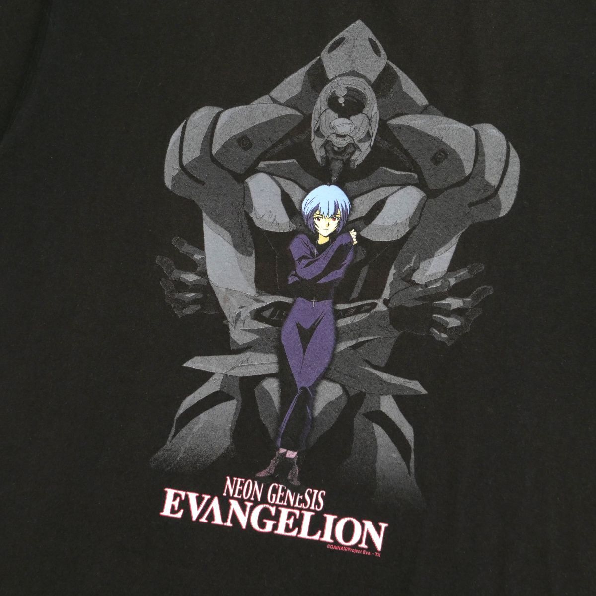 MF3760▽新世紀エヴァンゲリオン NEON GENESIS EVANGELION デルタ DELTA MAGNUM WEIGHT 零号機 綾波レイ GAINAX Tシャツ 半袖カットソーの画像4