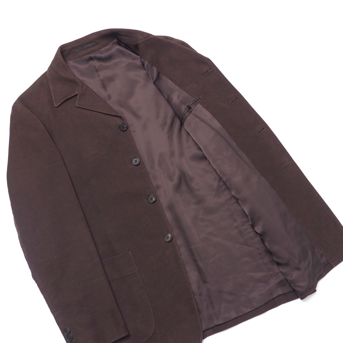 TH4783*PaulSmith Paul Smith другой . хлопок 4B одиночный tailored jacket блейзер оттенок коричневого размер L