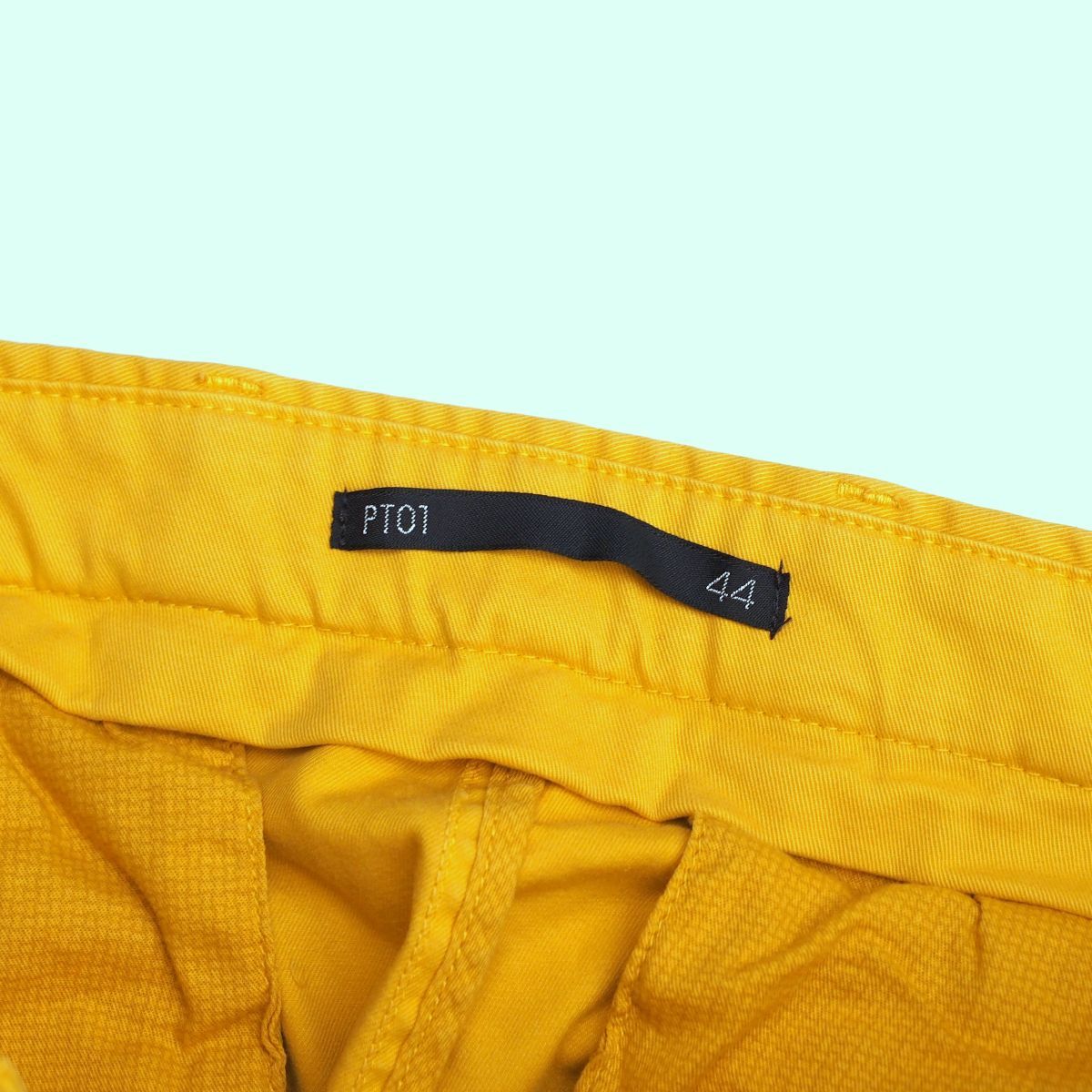 TH1548vPT TORINOpi- tea tolinoBERMUDA men's 44 stretch cotton shorts short pants half slacks yellow group 