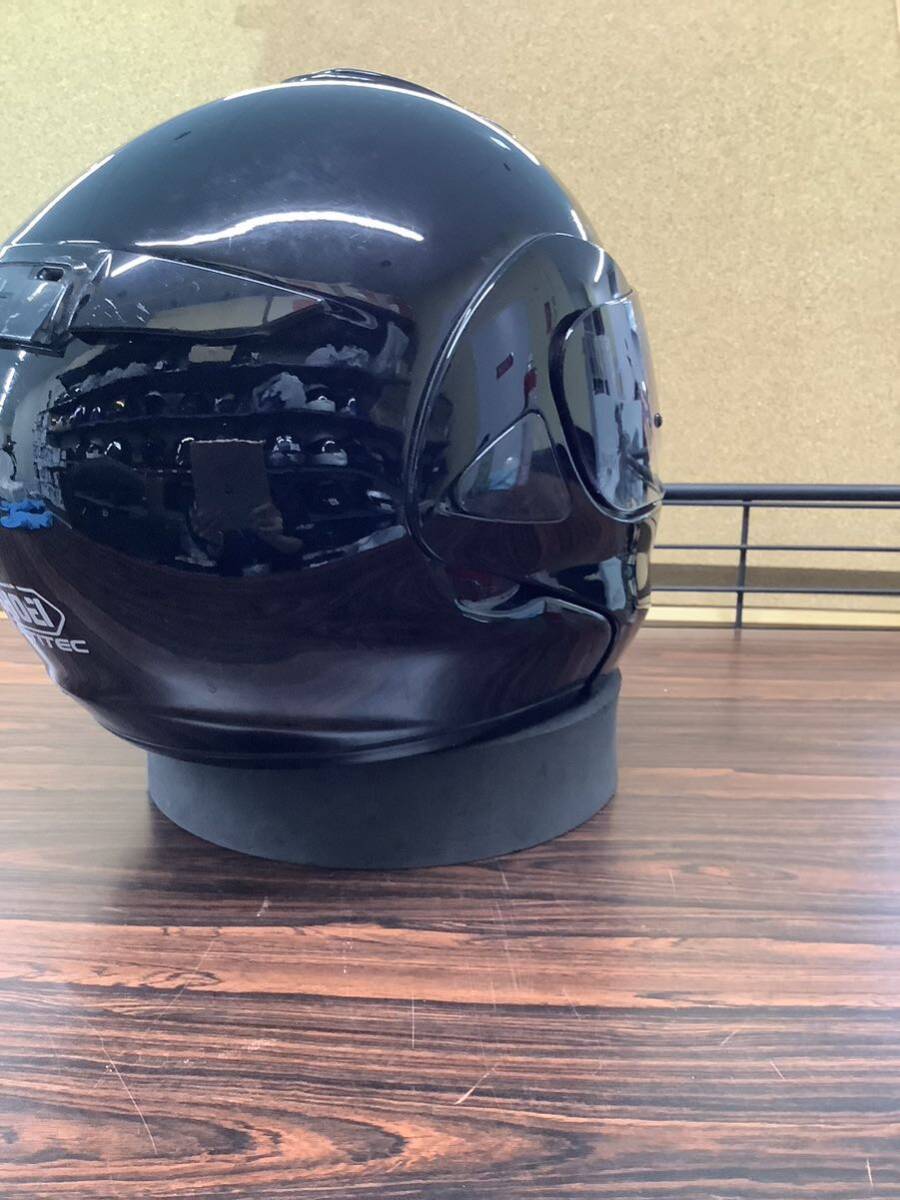 【中古品】ショウエイヘルメットSHOEI マルチテック　ブラック　XLサイズ　ヘルメット オートバイ _画像4