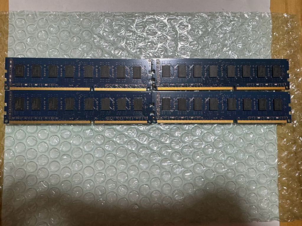 003)中古　ＤＤＲ３メモリ4GB pc3 12800U 4枚_画像4