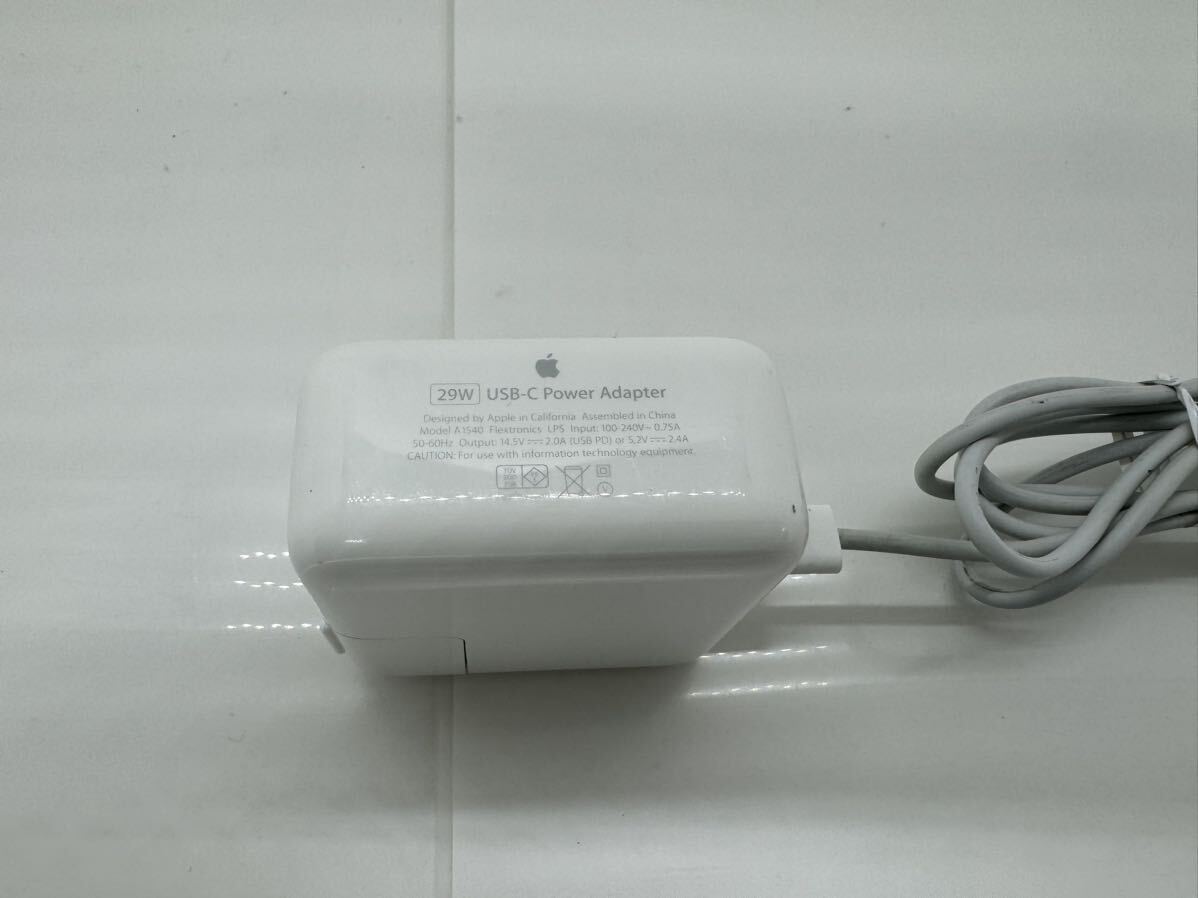 S171)Apple 純正ACアダプタ Type-C 29W A1540　ケーブル付き_画像3