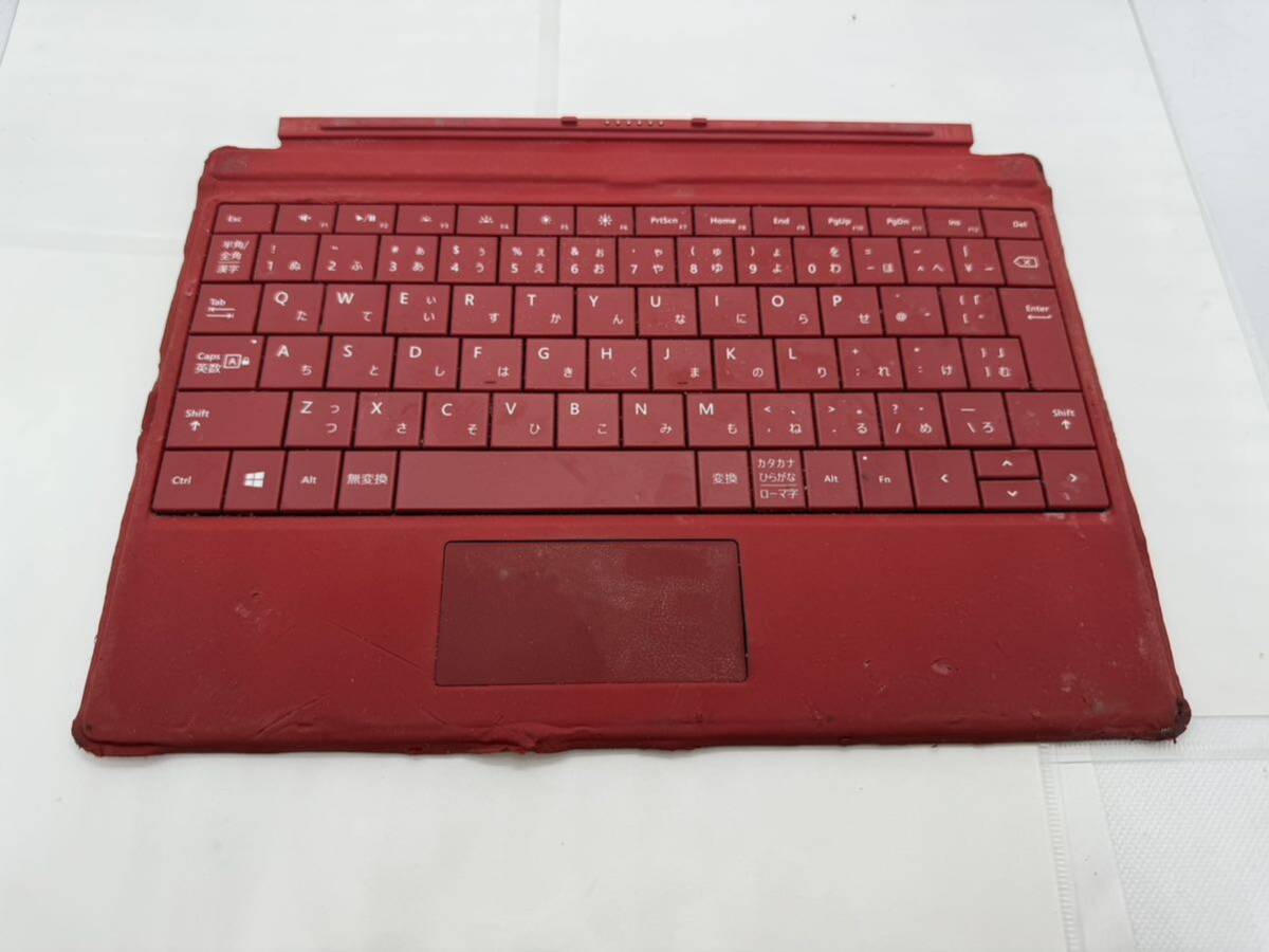 s226) ジャンク Microsoft Surface Pro マイクロソフト 純正キーボード Model:1654 タイプカバー 日本語キーボード_画像1