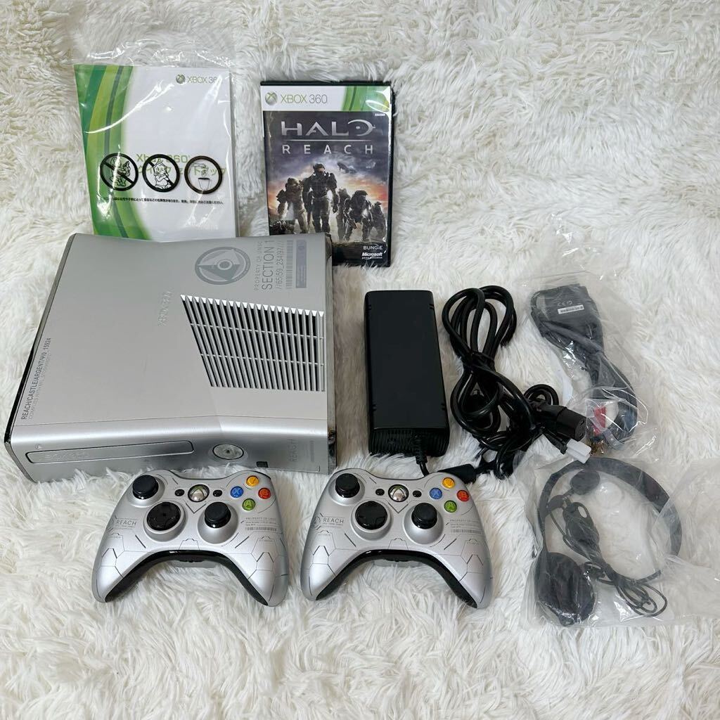 [ beautiful goods ]Microsoft Xbox 360 Halo Reach Limited Edition limitation version body controller voice chat Mike 