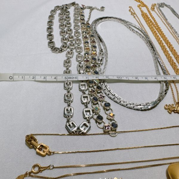 BO все GIVENCHY Givenchy печать бренд аксессуары 16 пункт суммировать 280g серебряный Gold цвет колье серьги брошь и т.п. 