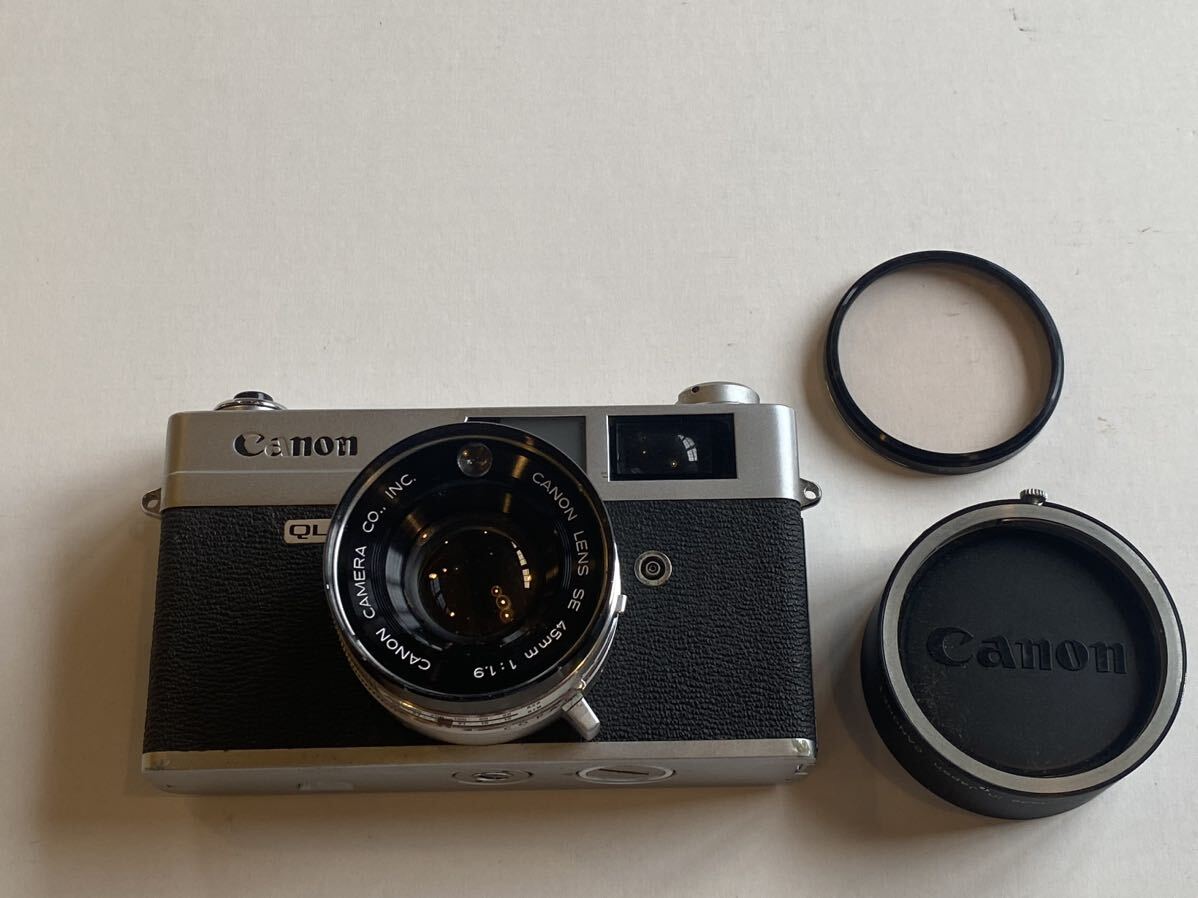 (18)Canon Canon film camera Canonet QL19 MADE IN JAPAN retro Vintage 