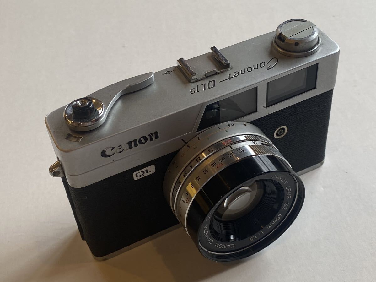 (18)Canon Canon film camera Canonet QL19 MADE IN JAPAN retro Vintage 