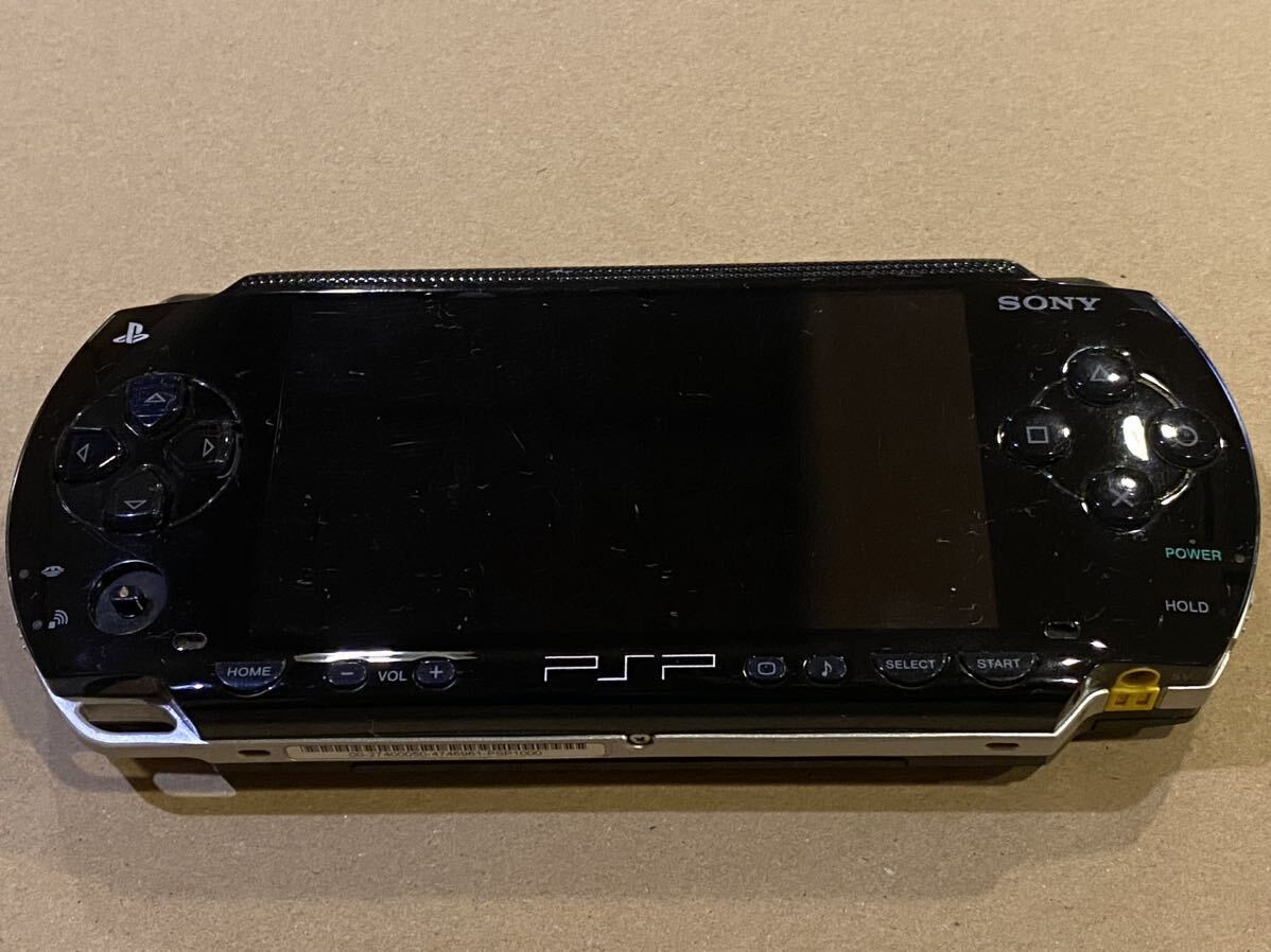 ☆SONY ソニー PSP プレイステーションポータブル 本体　ブラック PSP-1000_画像1