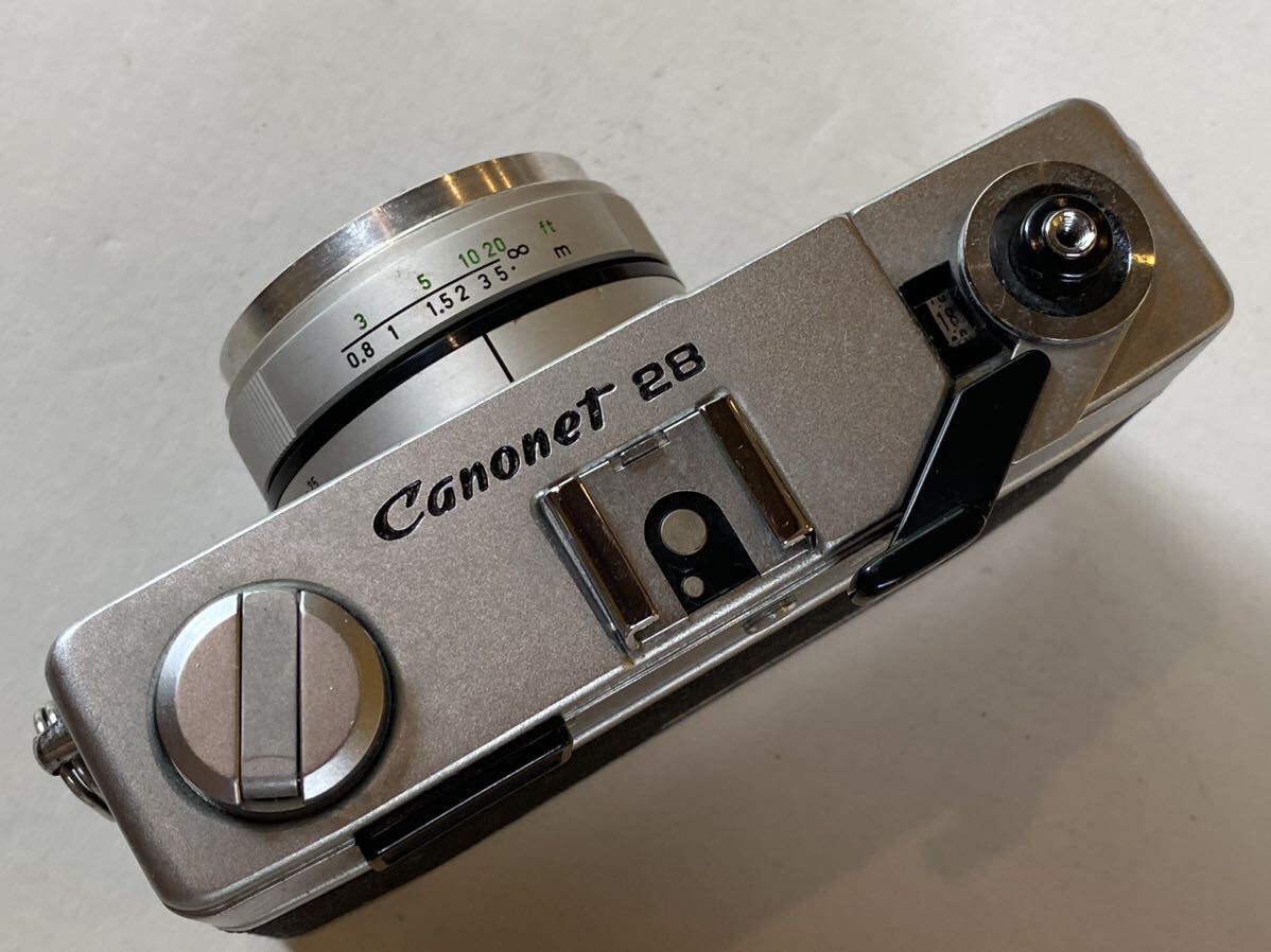 （21）CANON キヤノン フィルムカメラ　Canonet 28 レトロ_画像3