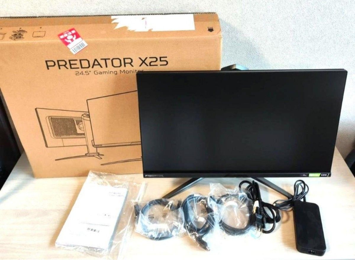 Acer 24.5型ゲーミングモニター Predator X25bmiiprzx フルHD 0.3ms 360Hz