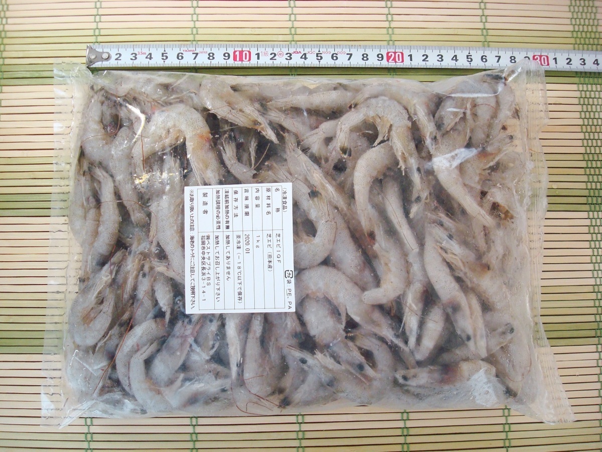 築地丸中　芝えび（熊本県産150尾前後）1ｋｇ 芝エビ エビ えび 海老 シバエビ しばえび 芝海老_画像2