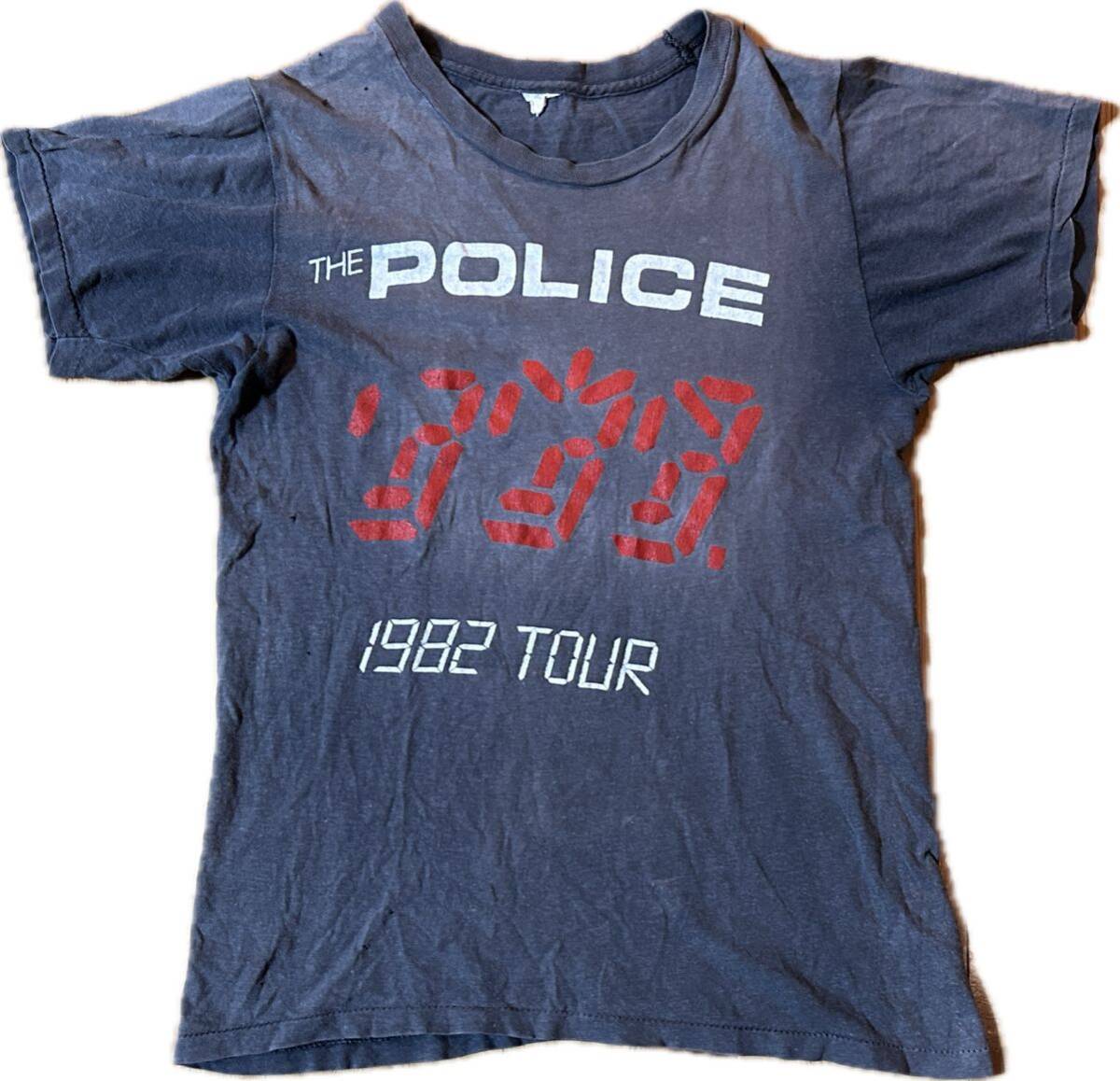80s Vintage Police Ghost In The Machine Tee Shirt ポリス Tシャツ ヴィンテージ バンドTシャツ バンT USA Nirvana Rage Againt 1982_画像1