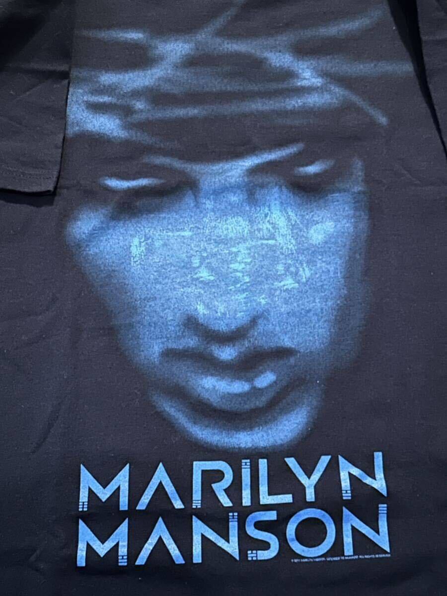 00s MARILYN MANSON 2011 Tour Tee Shirt Marilyn Manson Tour T-shirt Band band Rock lock Vintage Vintage 90s